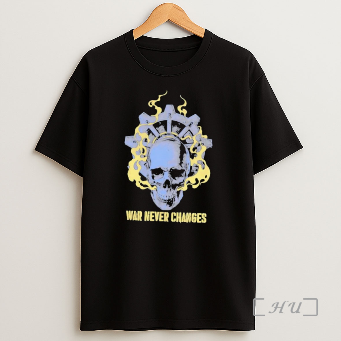 Officials War Never Changes Warhammer 40000 Skull Shirt Sweatshirt Tee