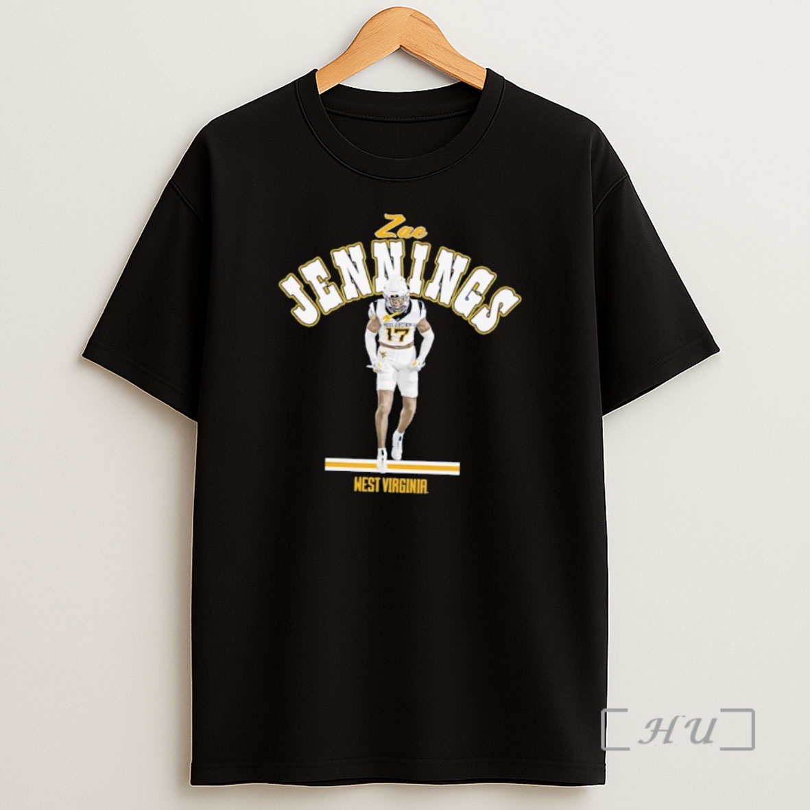 Officials West Virginia Mountaineers Player Zach Jennings Shirt Sweatshirt Tee