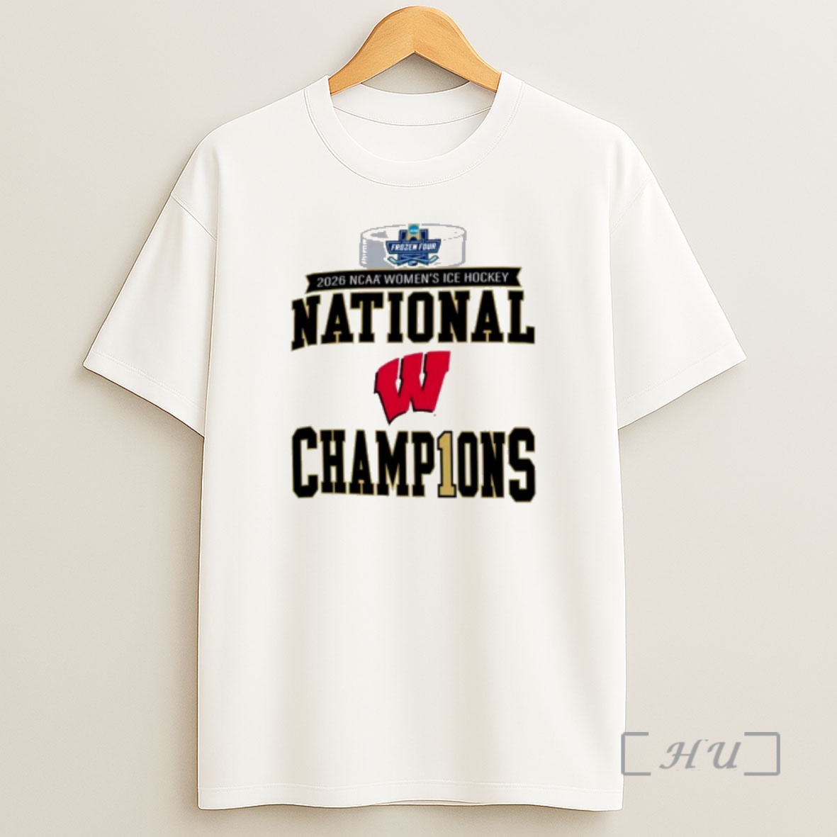 Officials Wisconsin Badgers 2026 Ncaa Frozen Four Womens Ice Hockey National Champions Locker Room Shirt Sweatshirt Tee