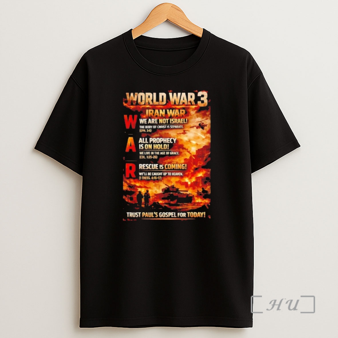 Officials World War 3 Iran War 2026 Trust Pauls Gospe Graphic Shirt Sweatshirt Tee