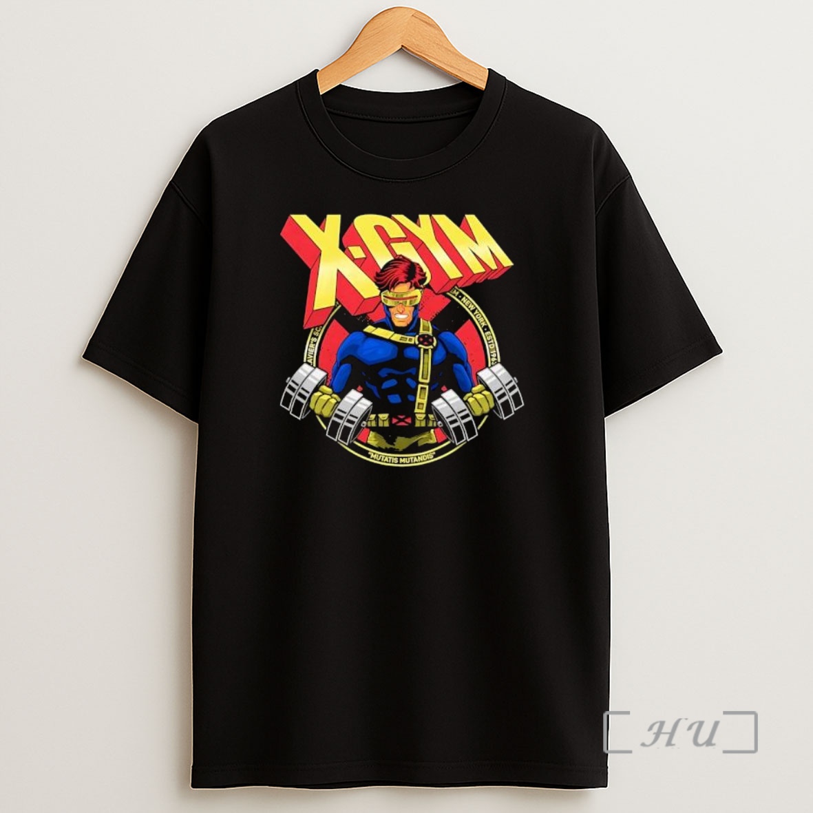 Officials X Gym Cyclops Mutatis Mutandis Weightlifting Graphics Shirt Sweatshirt Tee