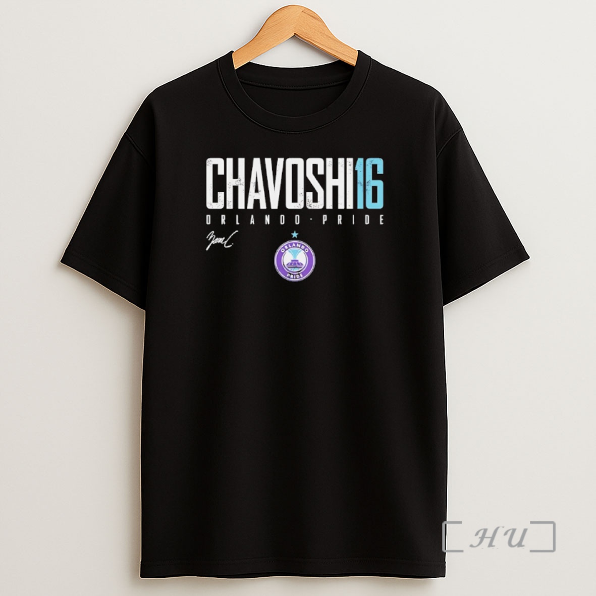 Officials Zara Chavoshi 16 Orlando Pride Name And Number Signature Shirt Sweatshirt Tee