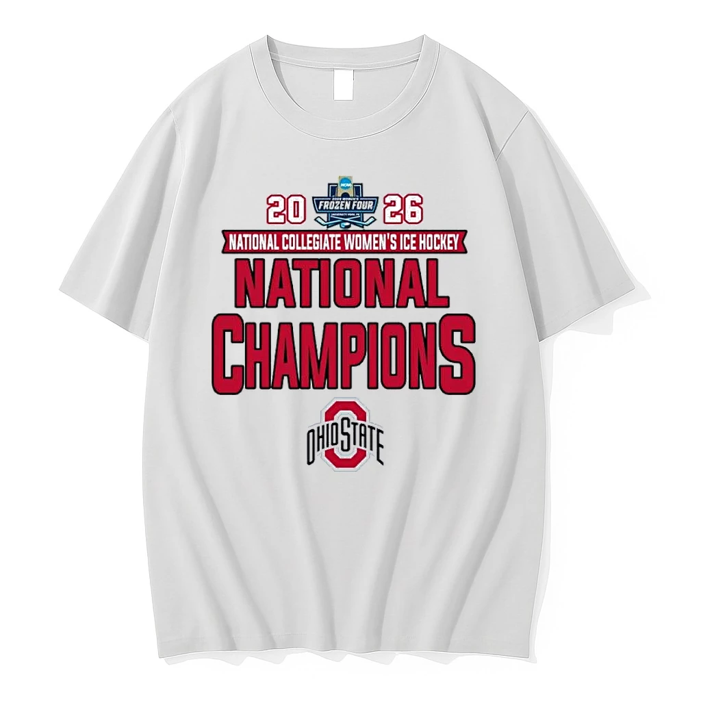 Ohio State Buckeyes National Collegiate Womens Ice Hockey Champions 2026 Shirts