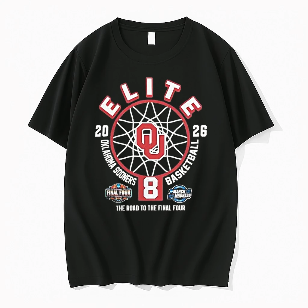 Oklahoma Sooners 2026 Elite 8 Womens Basketball Road To The Final Four Tee Shirts