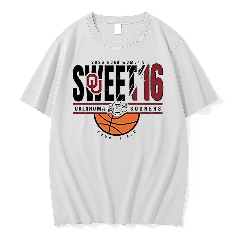 Oklahoma Sooners Sweet 16 2026 Womens March Madness Shirts