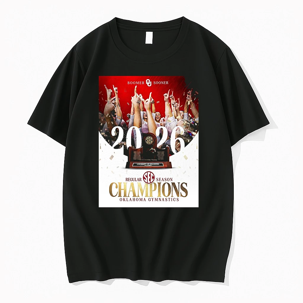 Oklahoma Sooners Womens Gymnastics 2026 Sec Regular Season Champions Shirts