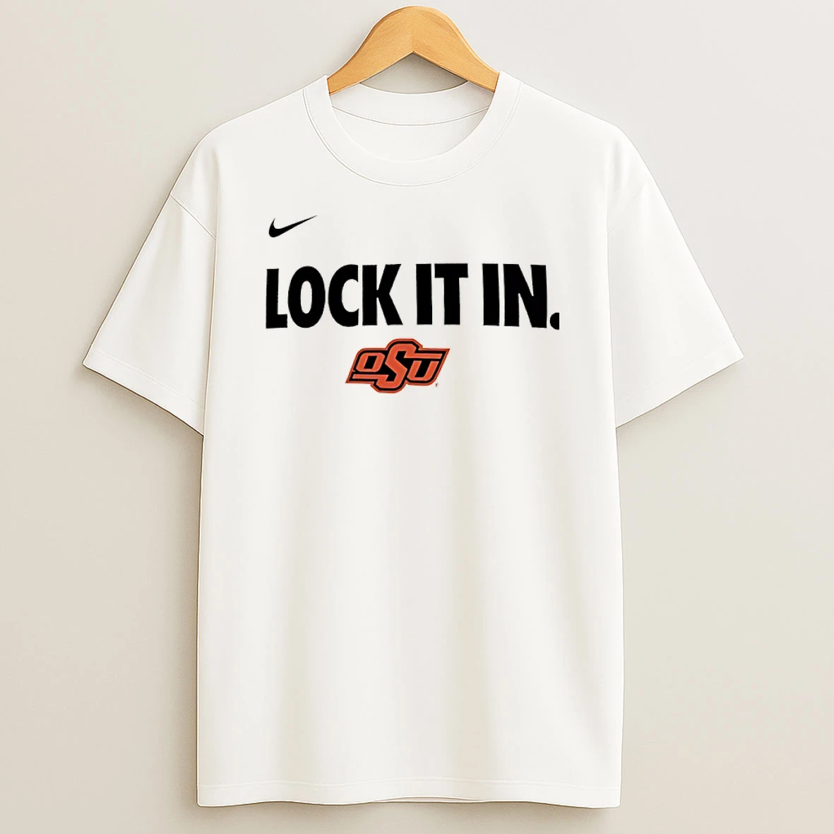 Oklahoma State Cowboys Lock It In 2026 On Court Bench Shirts