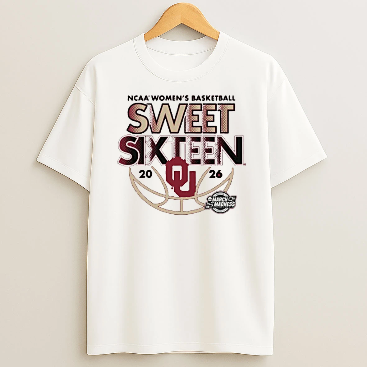 Oklahoma Womens Basketball 2026 Ncaa March Madness Sweet Sixteen Shirts