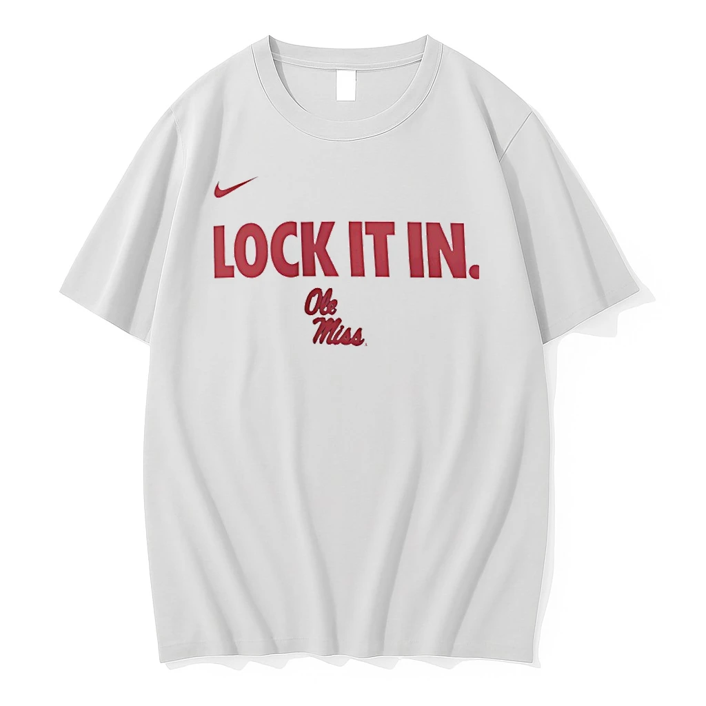 Ole Miss Rebels Lock It In 2026 On Court Bench Shirts