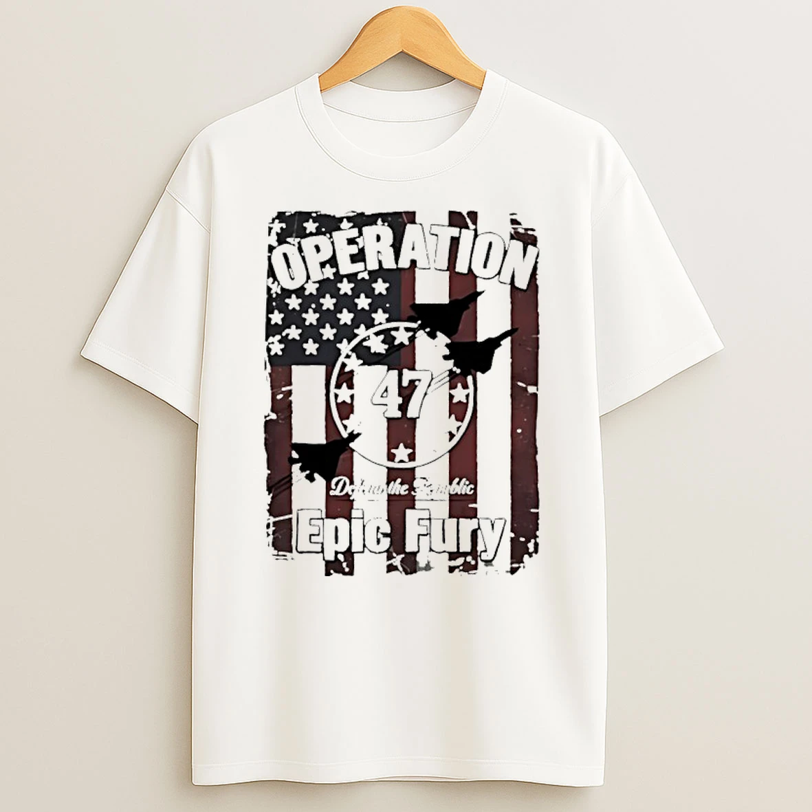 Operation Epic Fury Red White Blue 2026 Shirts
