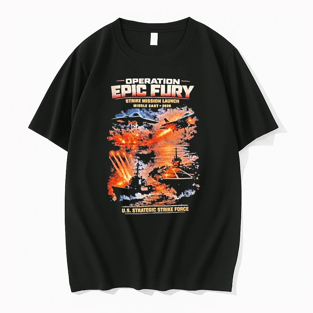 Operation Epic Fury Us Strategic Strike Force Strike Mission Launch Middle East 2026 Shirts