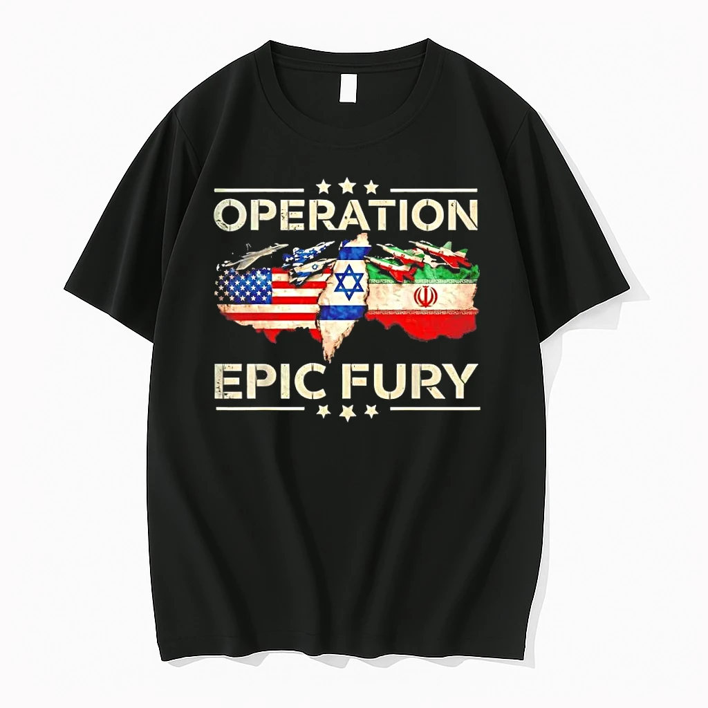 Operation Epic Fury Usa Israel Iran Conflict Tee Shirts