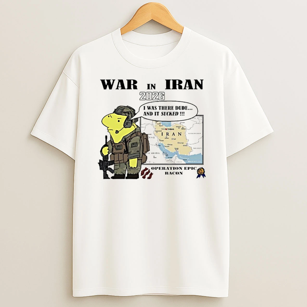Operation Epic Bacon 2026 Iran War Veteran Shirts