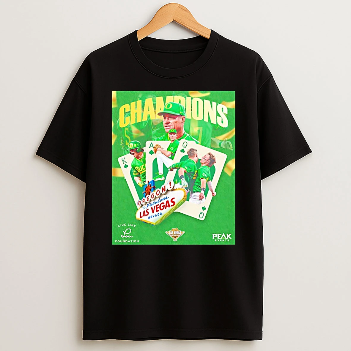 Oregon Ducks Baseball Champions Las Vegas 2026 Shirts