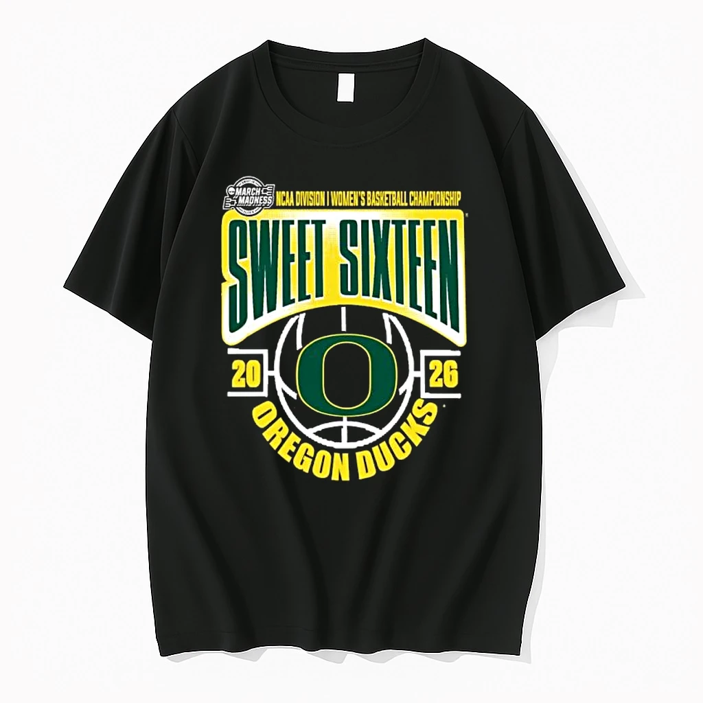 Oregon Ducks Sweet 16 Ncaa Di Womens Basketball Tournament March Madness 2026 Shirts