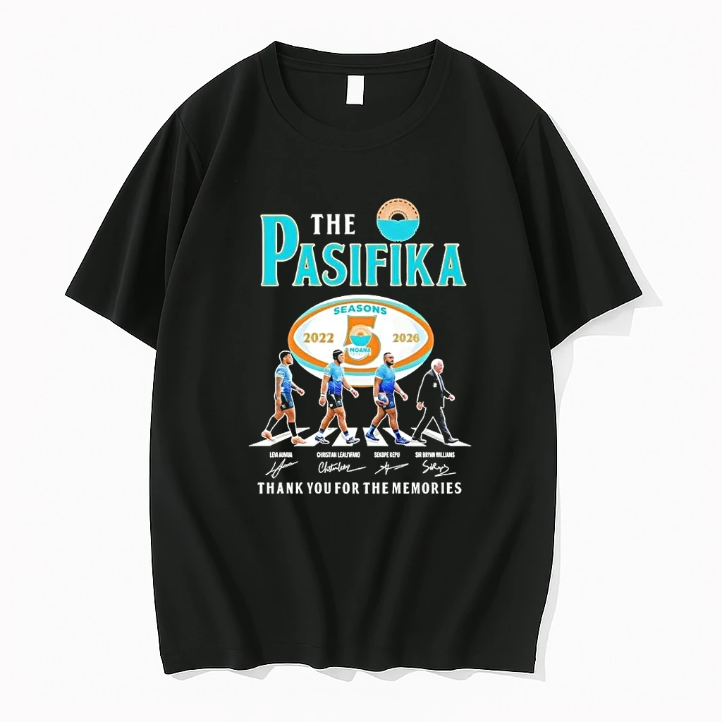 Pasifika 5 Seasons Levi Aumua And Legends Abbey Road Thank You For The Memories Signatures Shirts