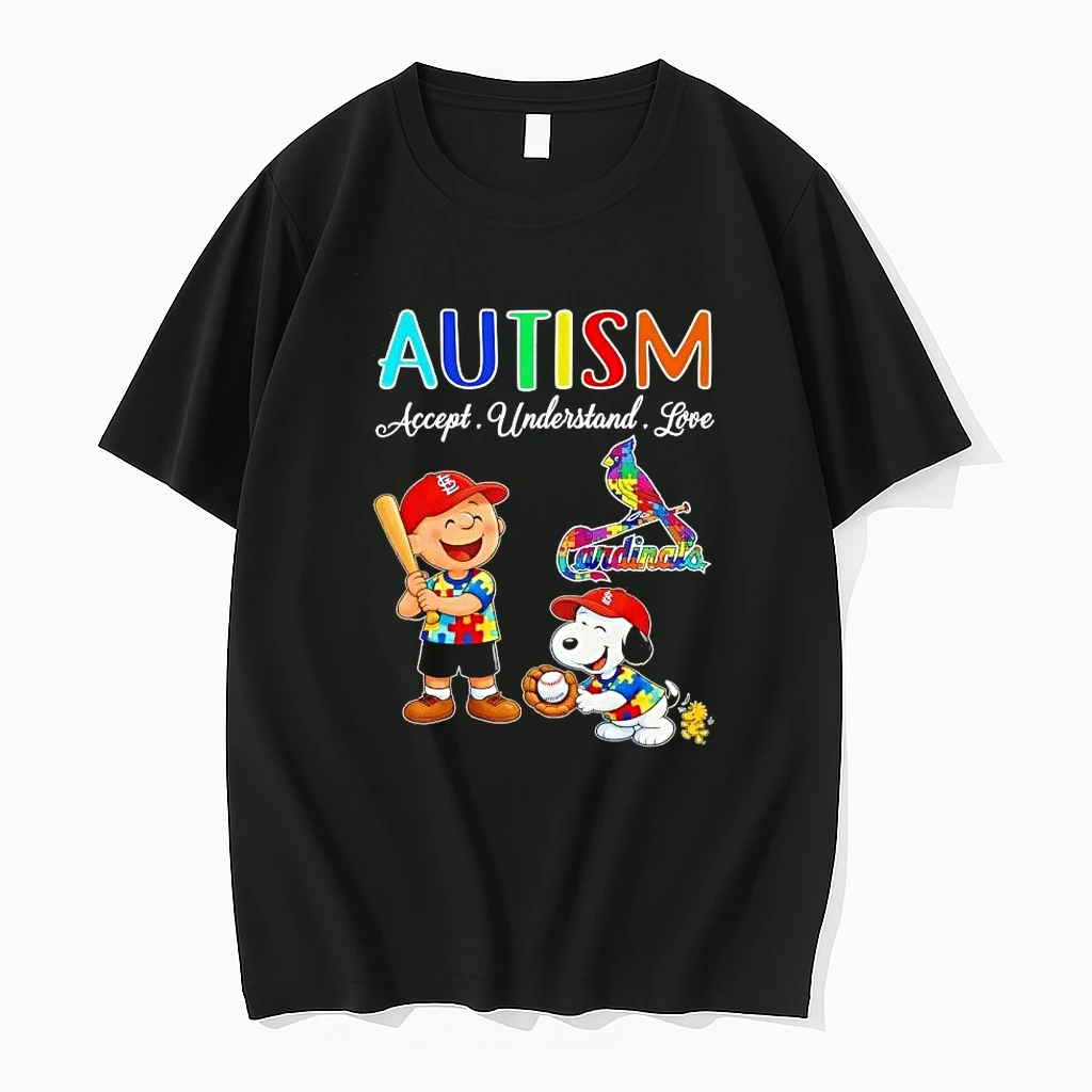 Peanuts Charlie Brown X Snoopy Autism Accept Understand Love St Shirts
