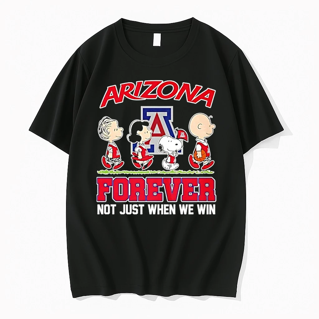 Peanuts Characters Arizona Wildcats Forever Not Just When We Win Shirts