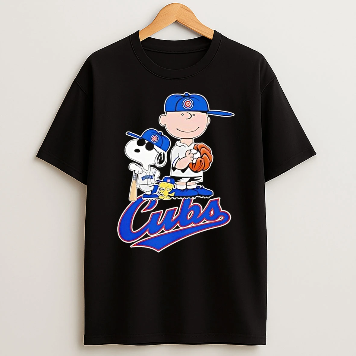 Peanuts Characters X Chicago Cubs Baseball Mlb 2026 Cartoon Shirts