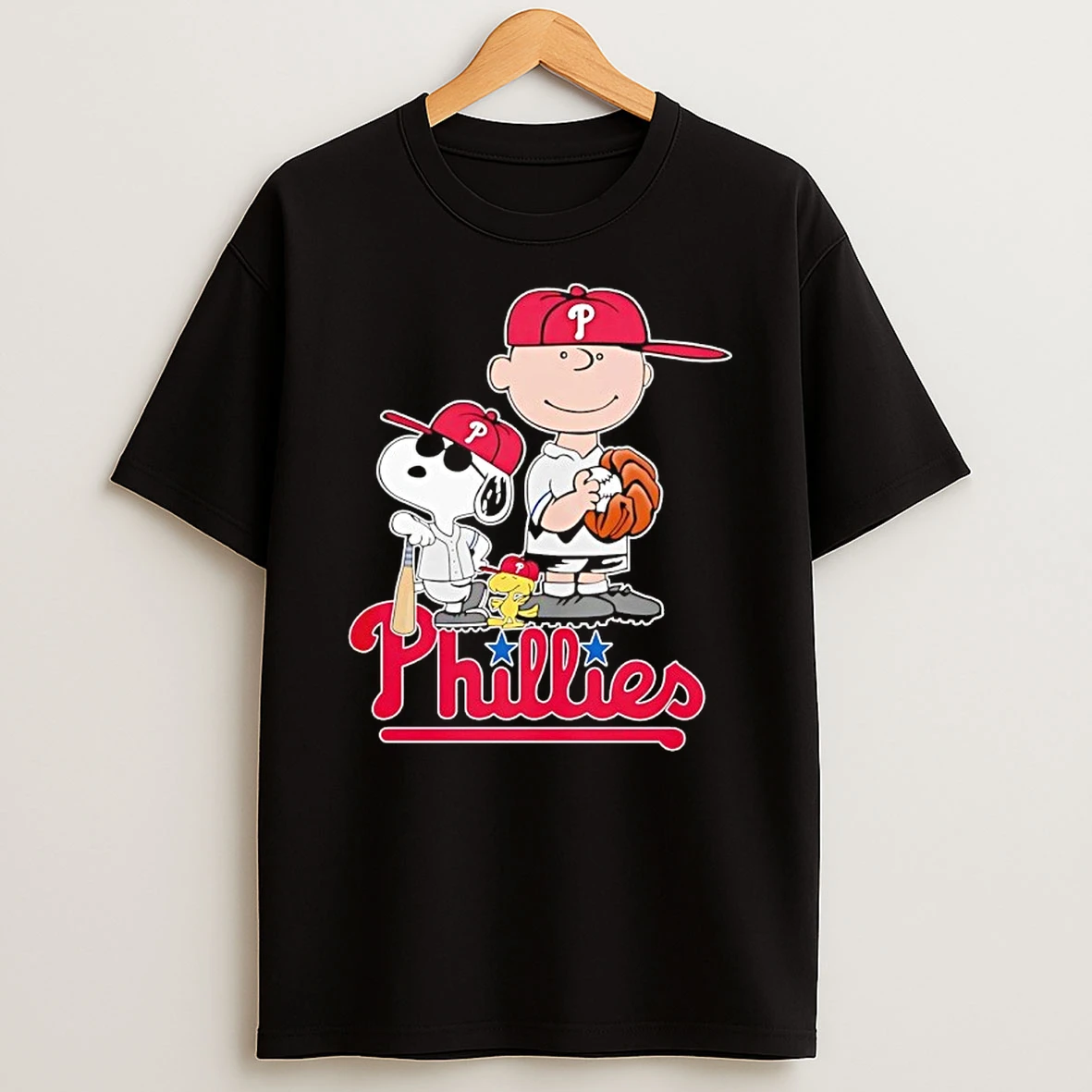 Peanuts Characters X Philadelphia Phillies Baseball Mlb 2026 Cartoon Shirts