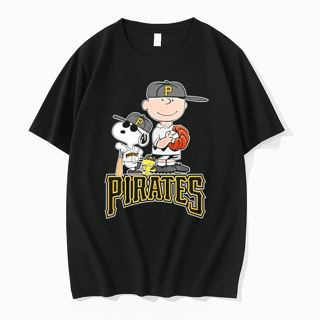 Peanuts Characters X Pittsburgh Pirates Baseball Mlb 2026 Cartoon Shirts