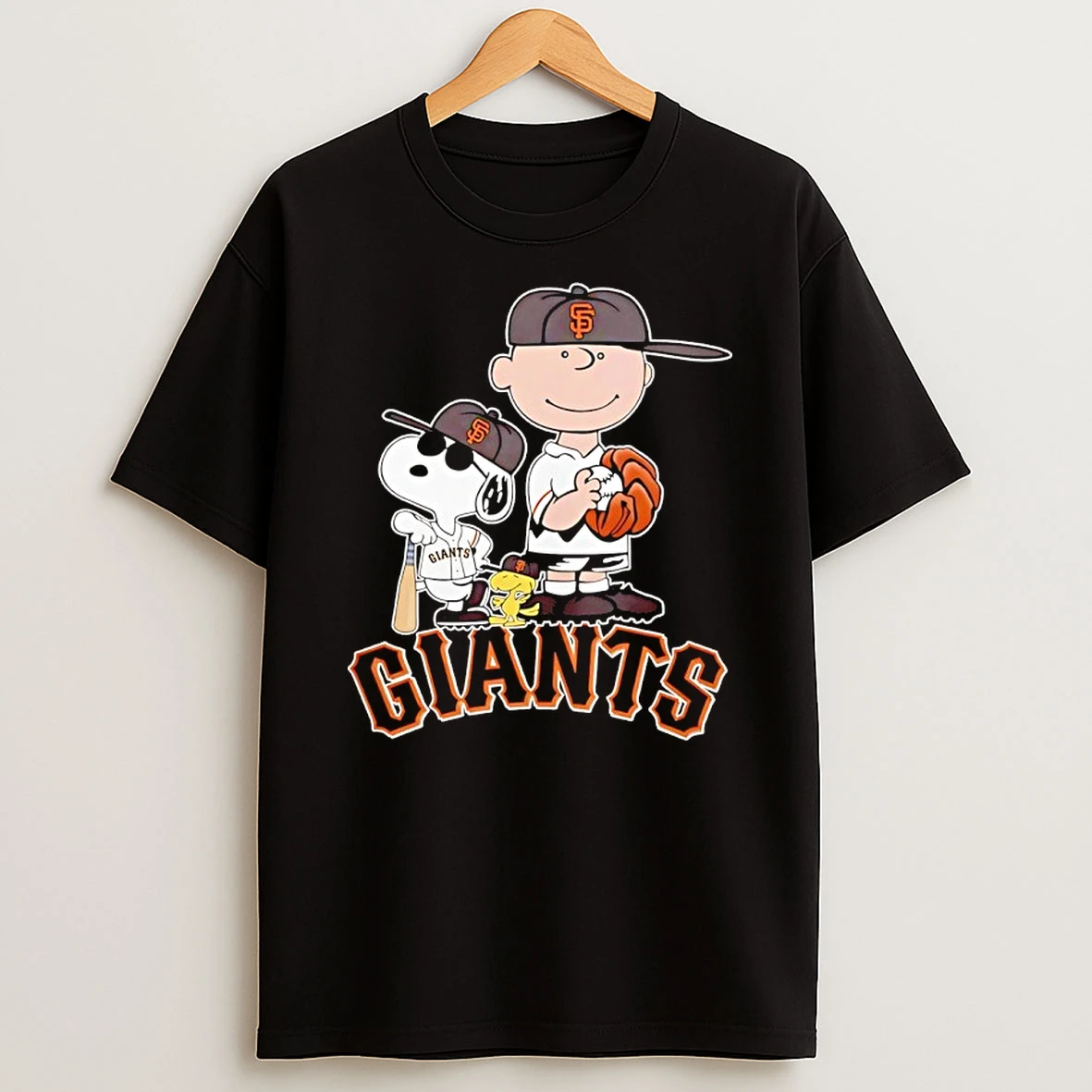 Peanuts Characters X San Francisco Giants Baseball Mlb 2026 Cartoon Shirts