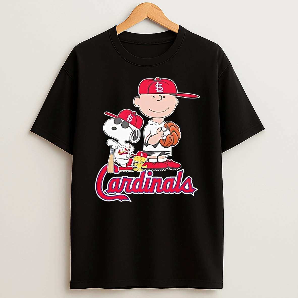 Peanuts Characters X St Louis Cardinals Baseball Shirts