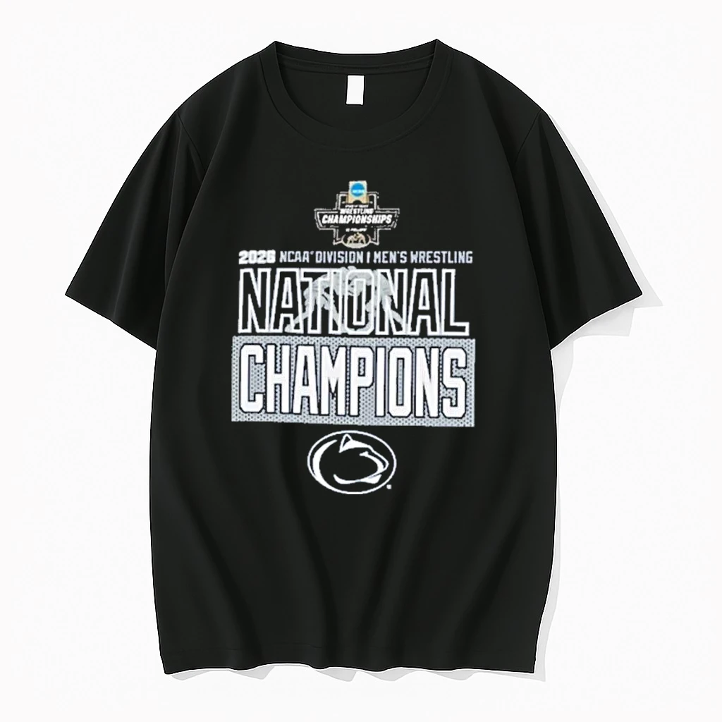 Penn State Nittany Lions 2026 Ncaa Di Mens Wrestling National Champions Shirts