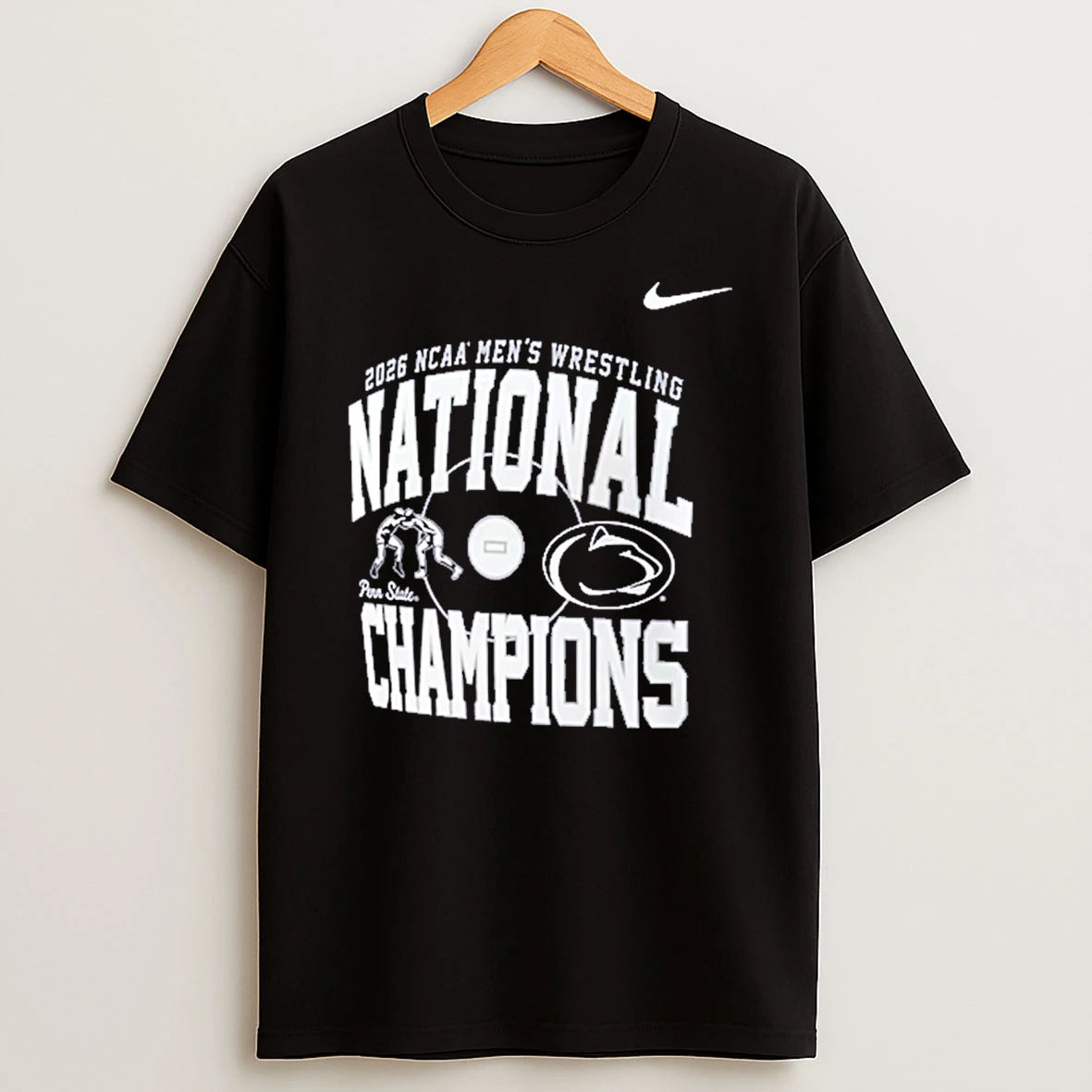 Penn State Nittany Lions 2026 Ncaa Mens Wrestling National Champions Five Peat Dynasty Cael Sanderson Shirts