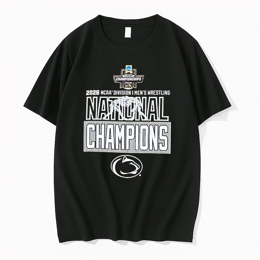 Penn State Nittany Lions 2026 Ncaa Mens Wrestling National Champions Shirts