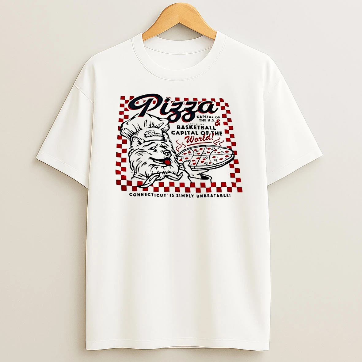 Pizza Capital Of The U S And Home Of The Basketball Capital Of The World Shirts