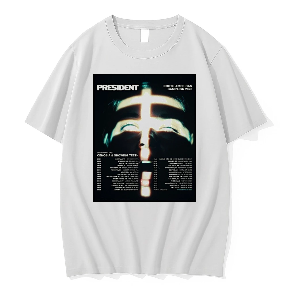 President North American Campaign 2026 With Cenobia And Showing Teeth Shirts