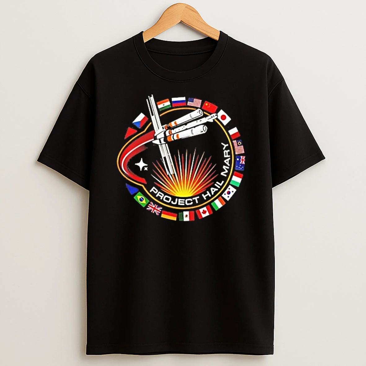 Project Hail Mary Movie 2026 Merch Patch Flag Shirts