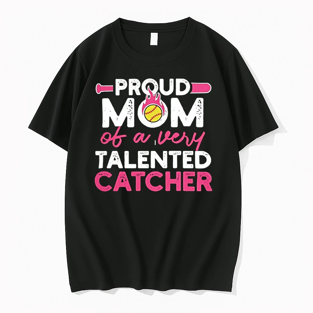 Proud Softball Mom Of A Very Talented Catcher Shirts