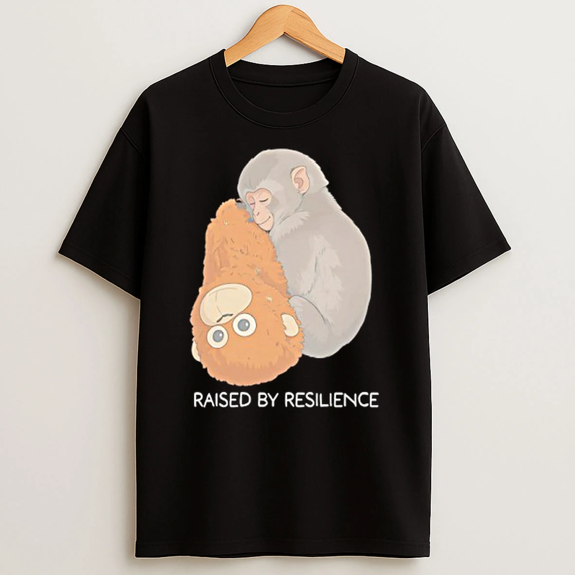 Punch The Monkey Raised By Resilience Shirts