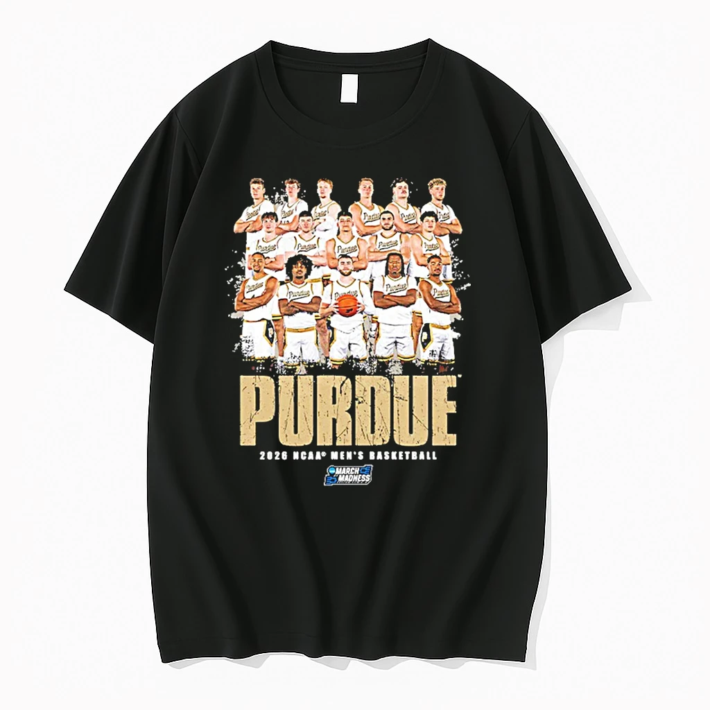 Purdue Boilermakers 2026 Ncaa March Madness Mens Basketball Elite 8 Bound Team Collage Shirts
