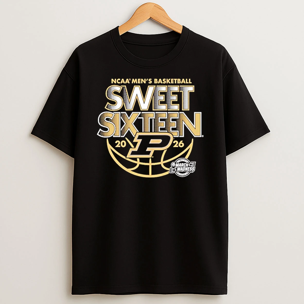 Purdue Boilermakers 2026 Ncaa Sweet Sixteen Bound Logo Shirts