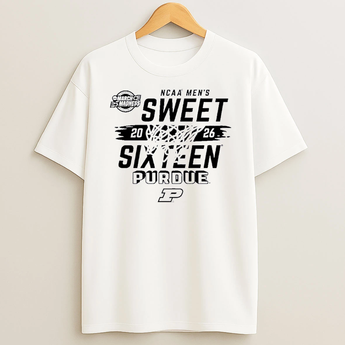 Purdue Boilermakers Mens Basketball 2026 Sweet 16 Shirts