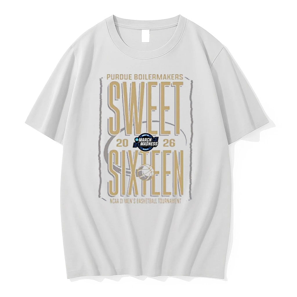 Purdue Boilermakers Sweet Sixteen 2026 Ncaa Di Mens Basketball Tournament Shirts