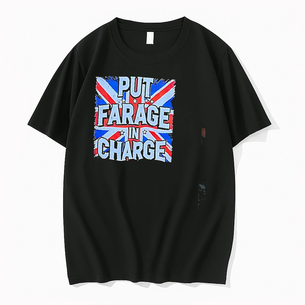 Put Farage In Charge Uk Flag Shirts
