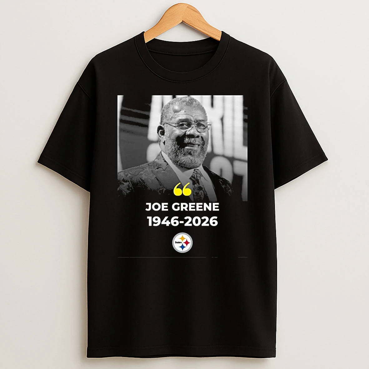 R I P Mean Joe Greene Pittsburgh Steelers 1946 2026 Shirts