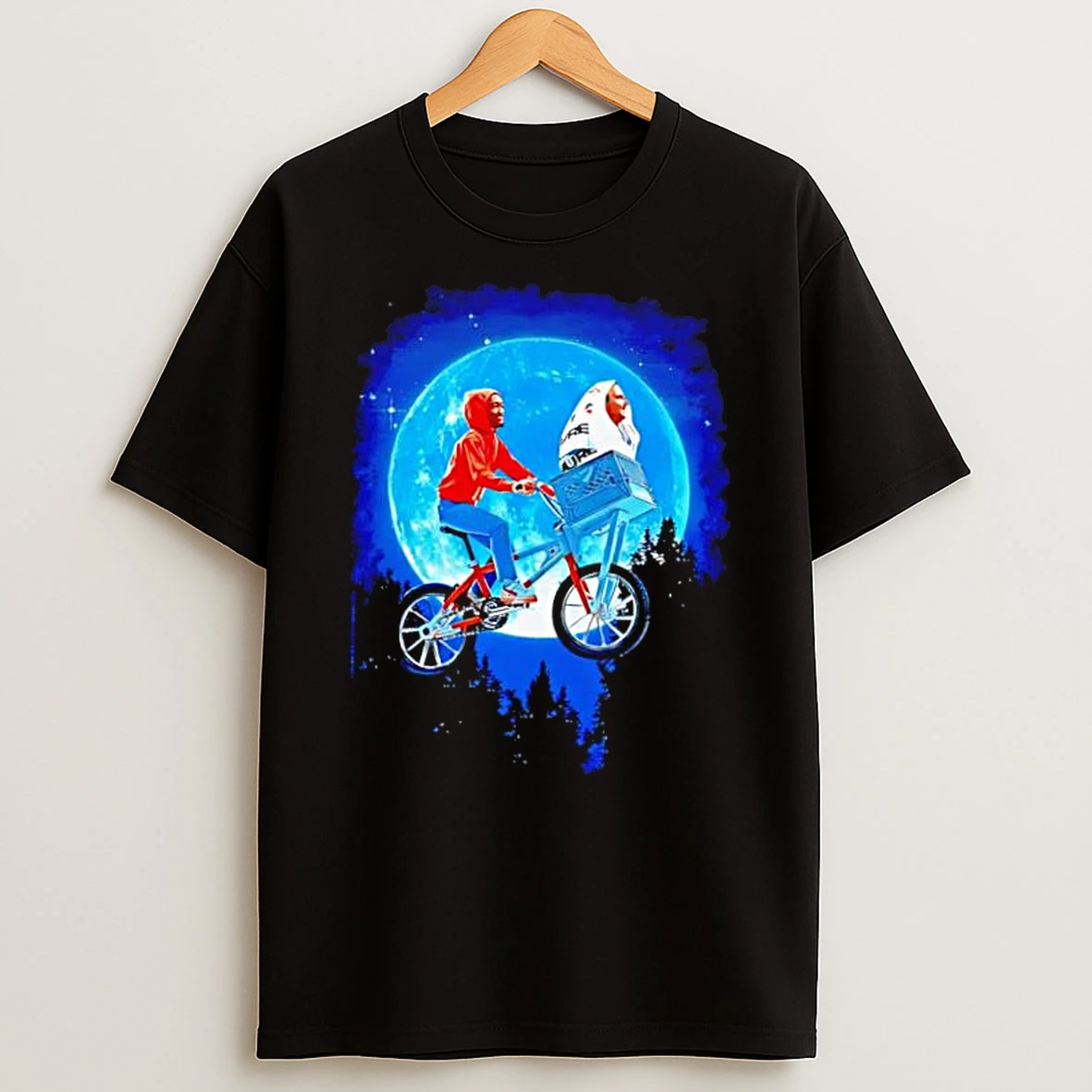 Rapper Future Riding Bicycle E T Moon Parody Shirts