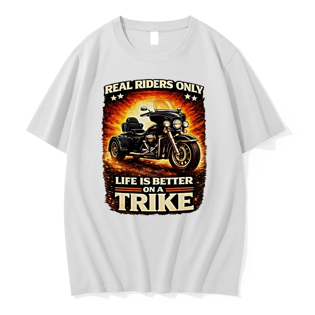 Real Riders Only Life Is Better On A Trike Shirts