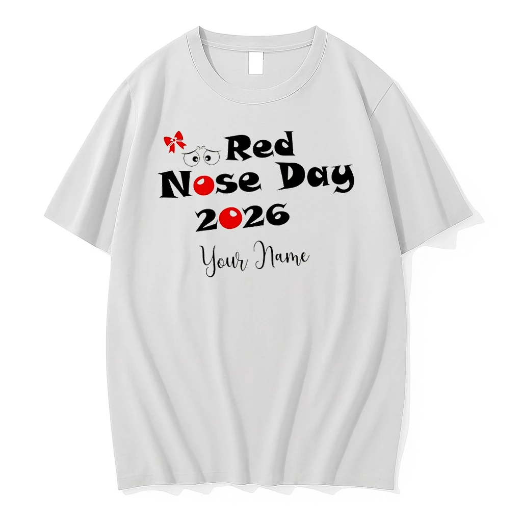 Red Nose Day 2026 Comic Relief Your Name Shirts