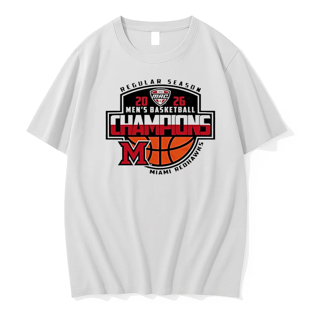 Regular Season 2026 Mens Basketball Champions Miami Redhawks Shirts