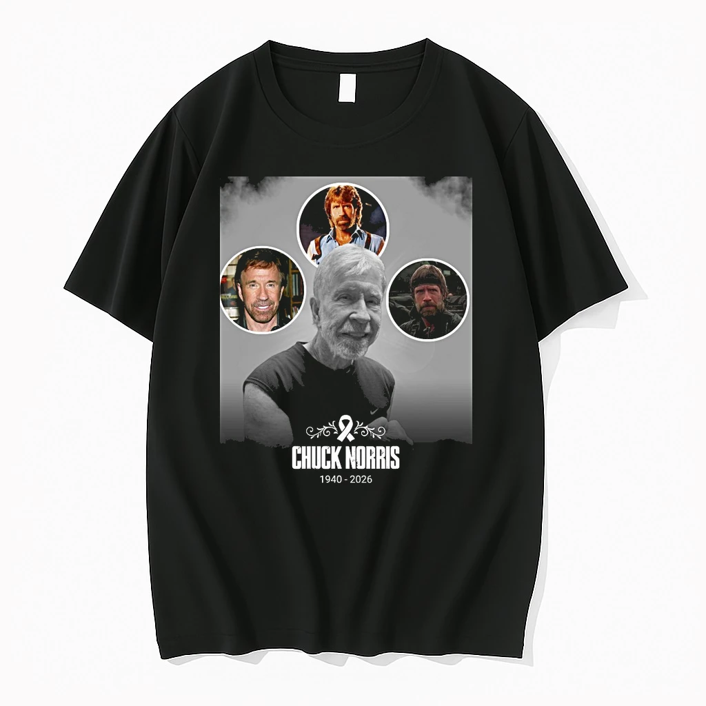 Rest In Peace Chuck Norris 1940 2026 Cartoons On The Moon Shirts
