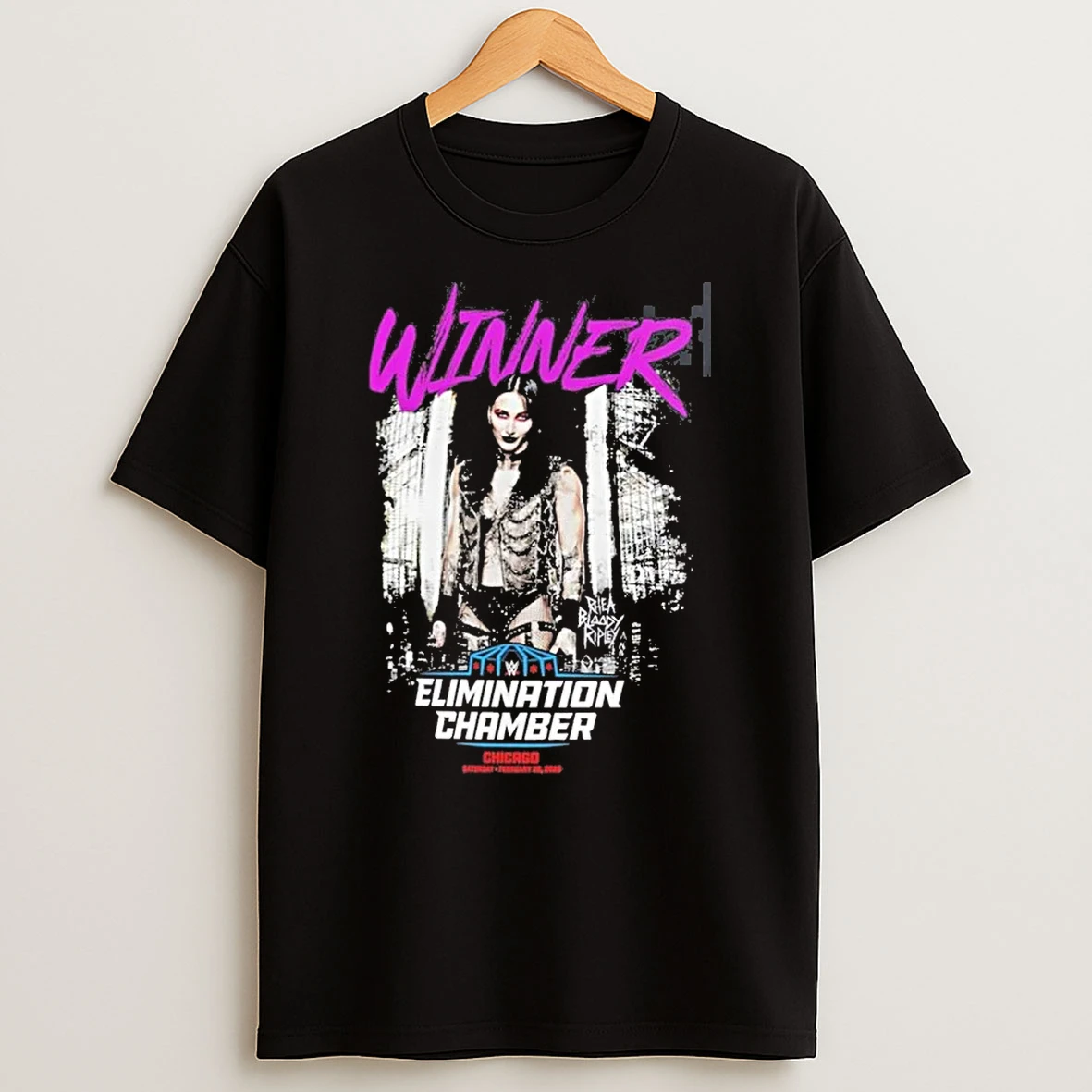 Rhea Ripley Wwe Elimination Chamber 2026 Chicago Womens Match Winner Shirts
