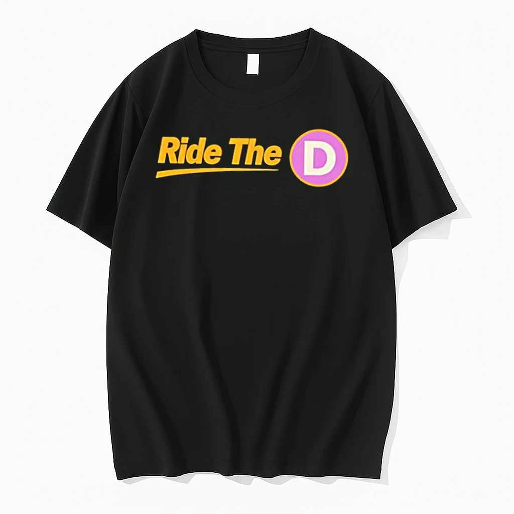 Ride The D Purple Circle Graphic Shirts