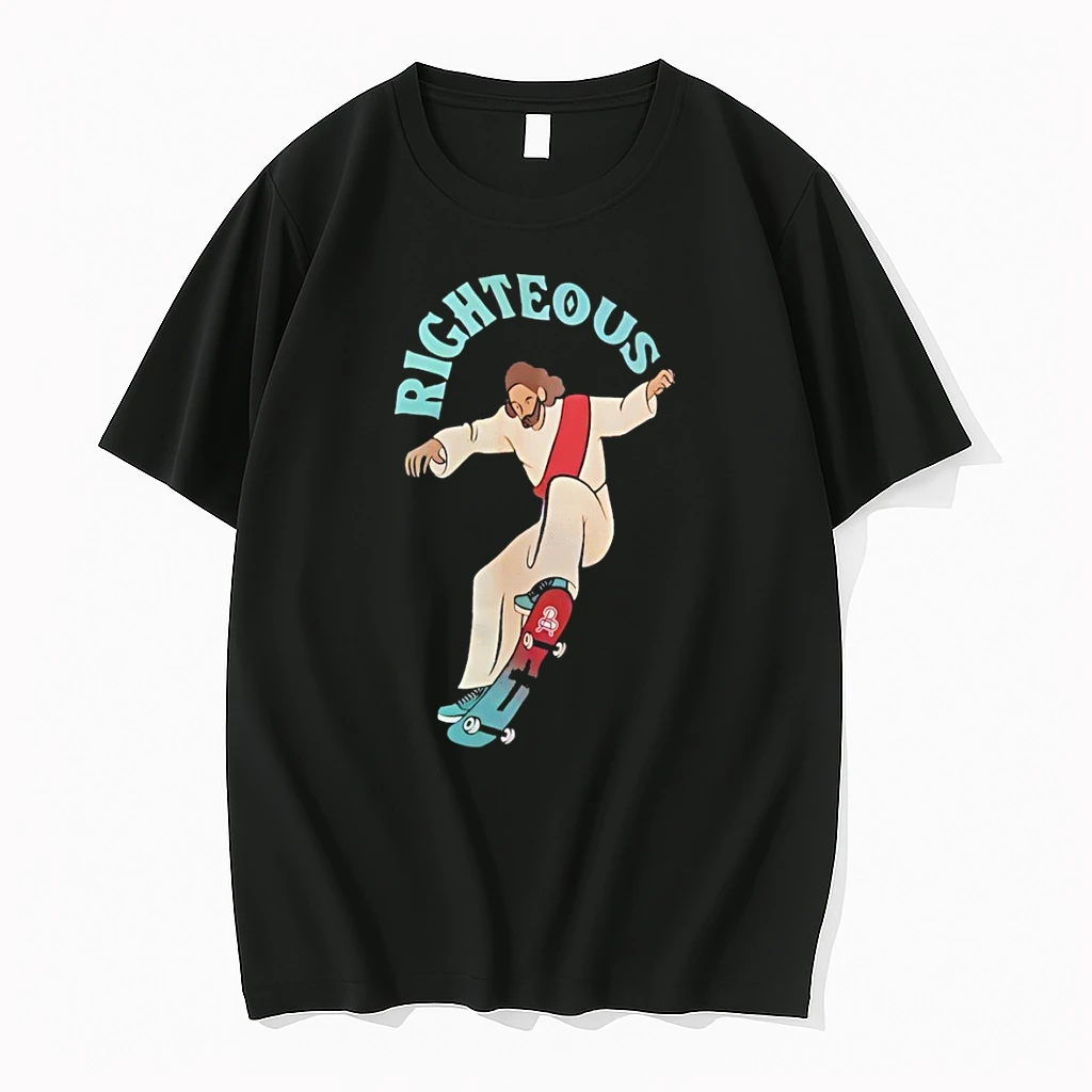 Righteous Jesus Skateboarding Meme Shirts