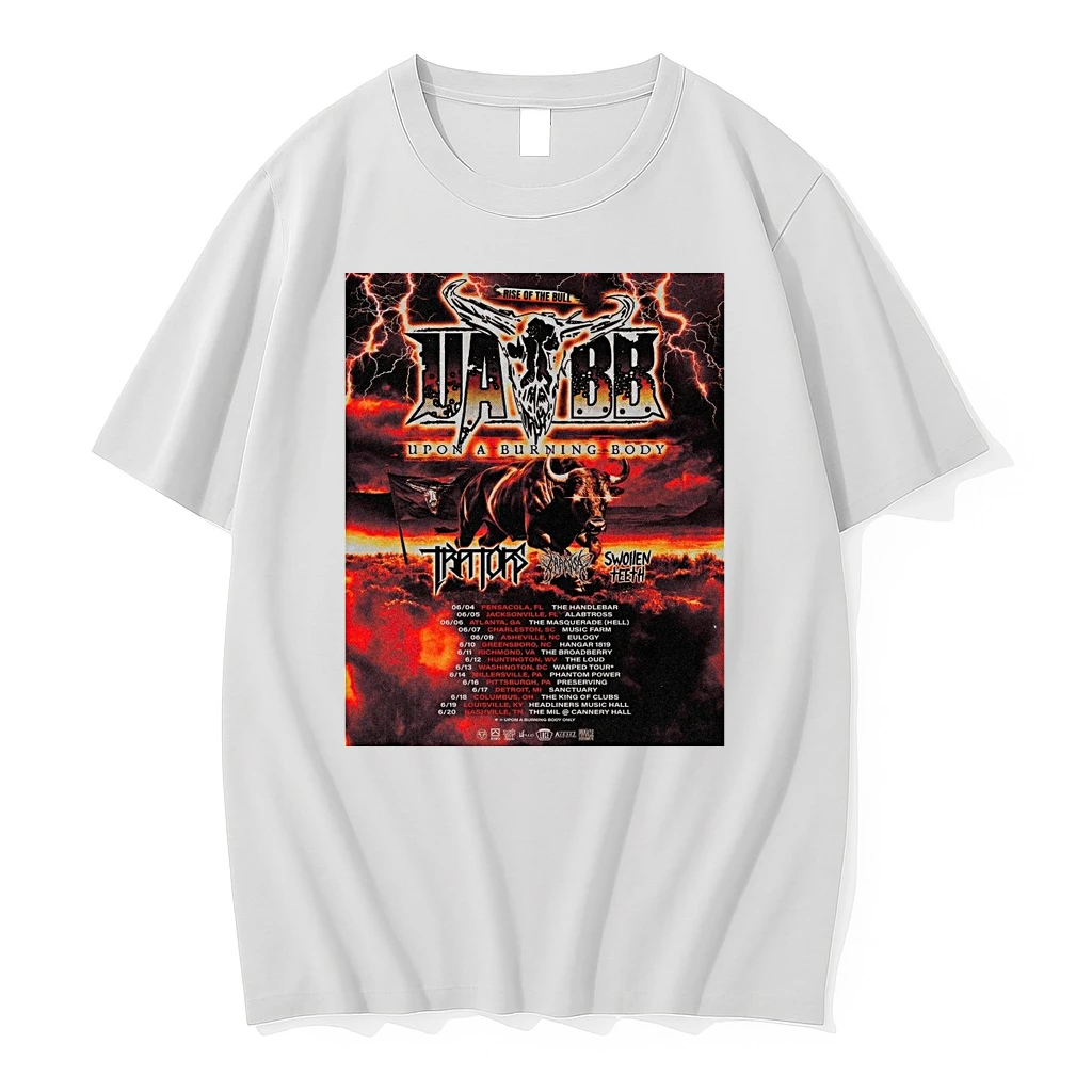 Rise Of The Bull Tour Upon A Burning Body June 4 20 2026 Shirts